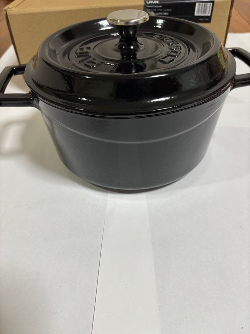 LAVA ラウンドキャセロール 20cmストウブstaubル・クルーゼ類似品②