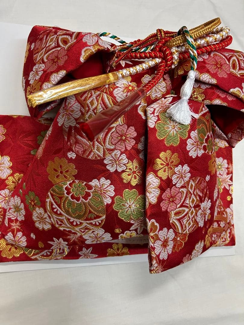 七五三　７歳用  結び帯  大寸