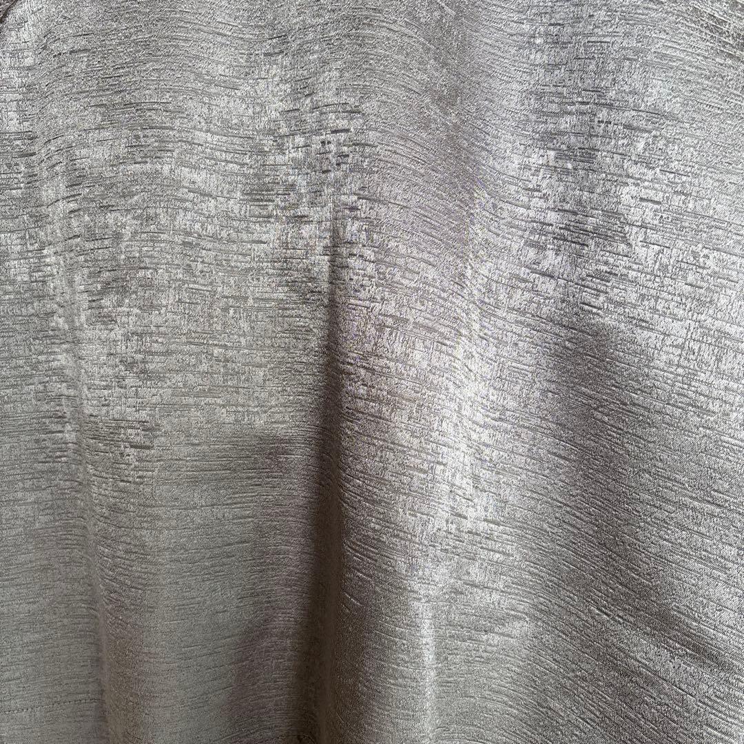 遮熱 遮光2級 カーテン ダークグレー　ジャカード織２枚