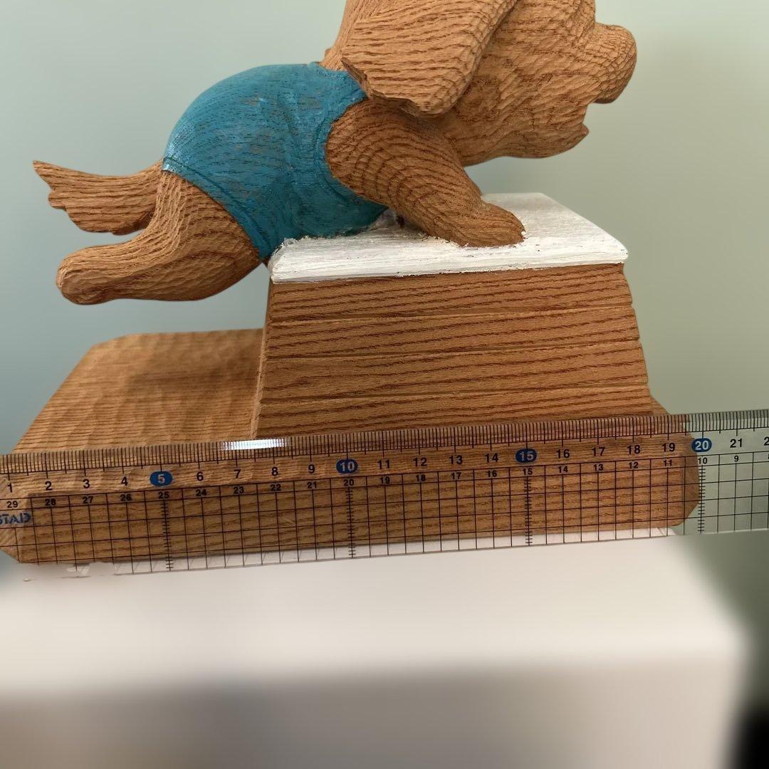 木彫　超えて行け