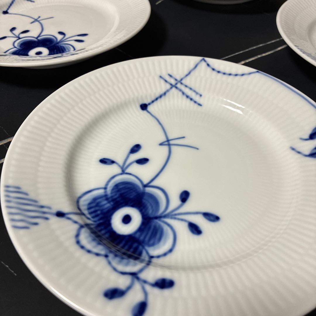 ロイヤルコペンハーゲン メガ　プレート　17センチ　4枚セット