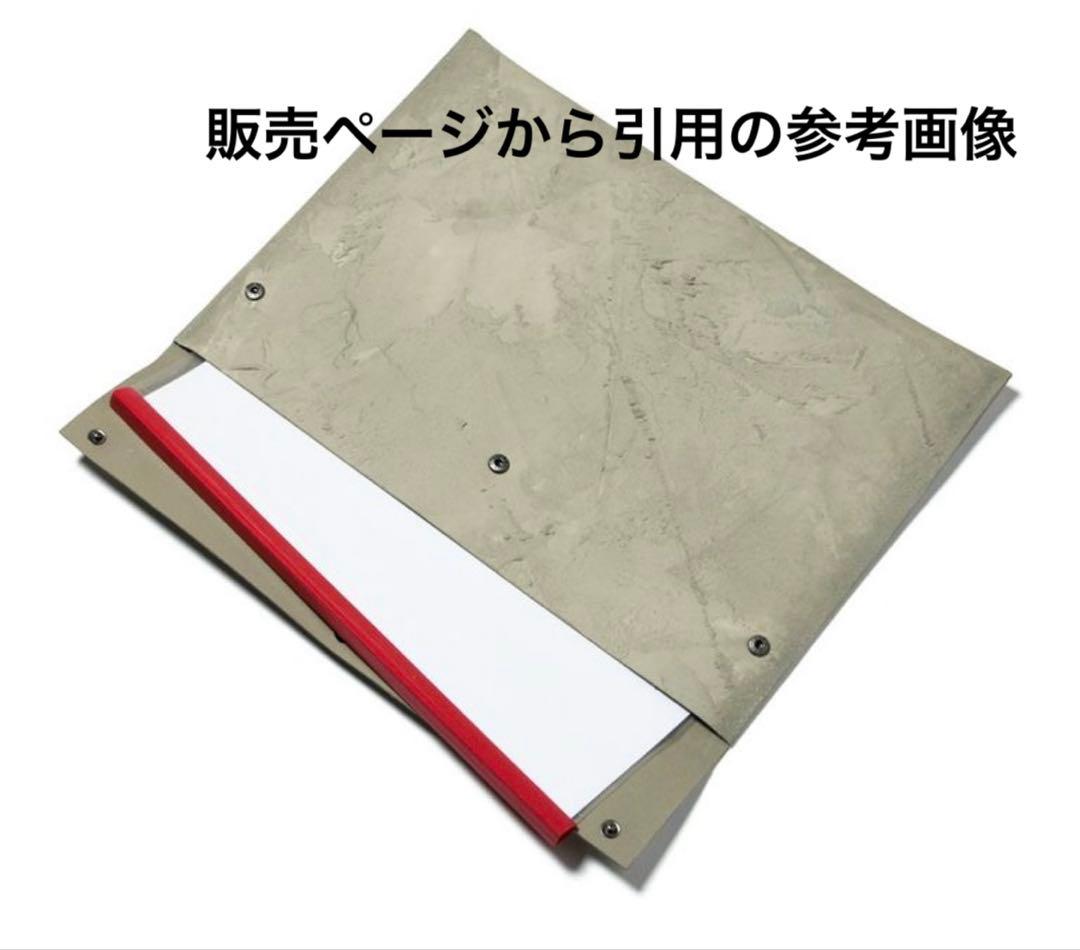 カガリユウスケ　kagari yusuke グレー　ドキュメントケース　クラッチ