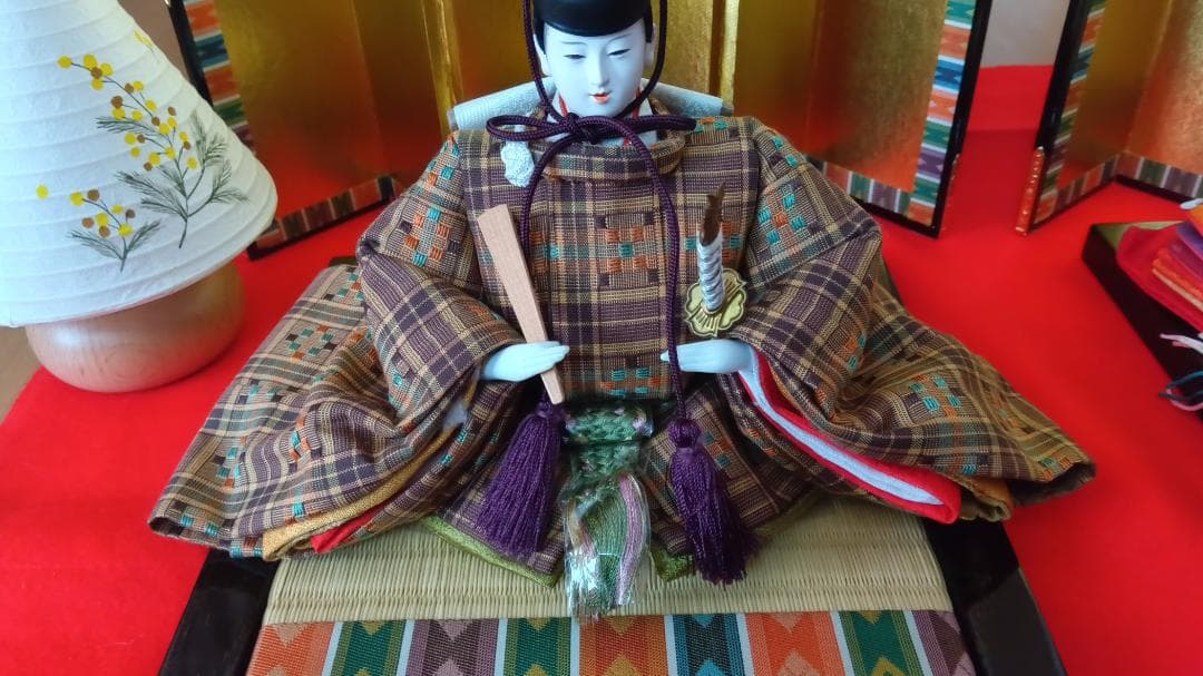 雛人形 親王床飾り 1体サイズ 縦横20センチ×高さ16センチ - メルカリ