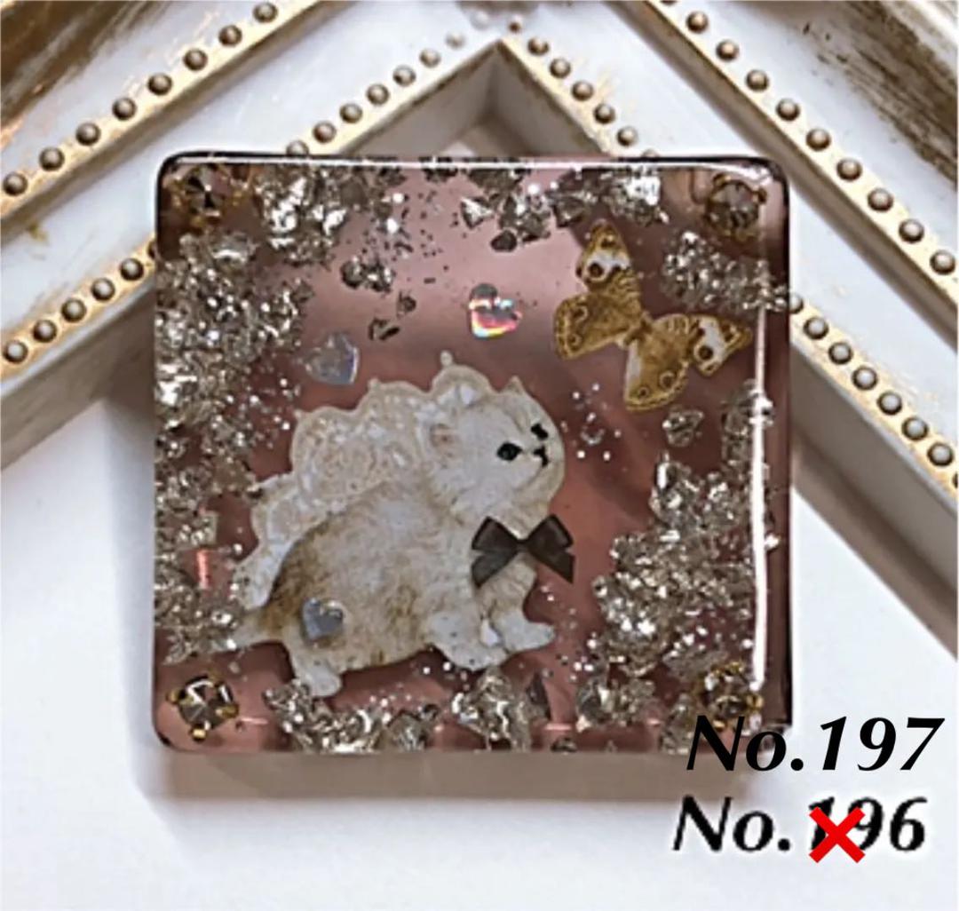 レジン ドライフラワー ヘアゴム ブローチ ポニーフック No.21