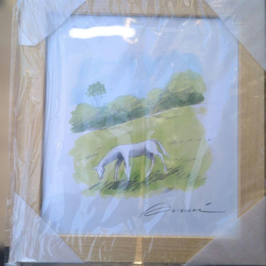 国武久巳「馬の水彩画」