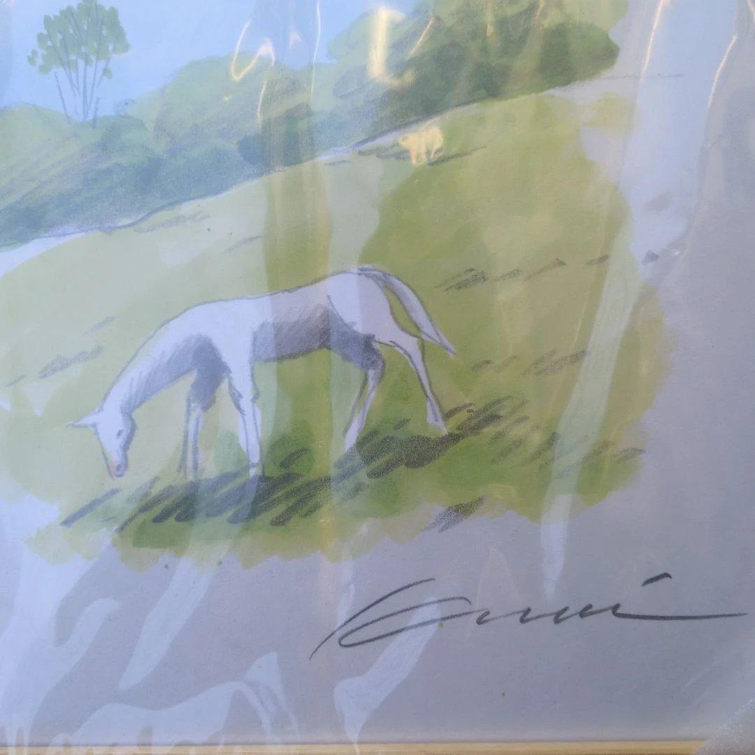 国武久巳「馬の水彩画」
