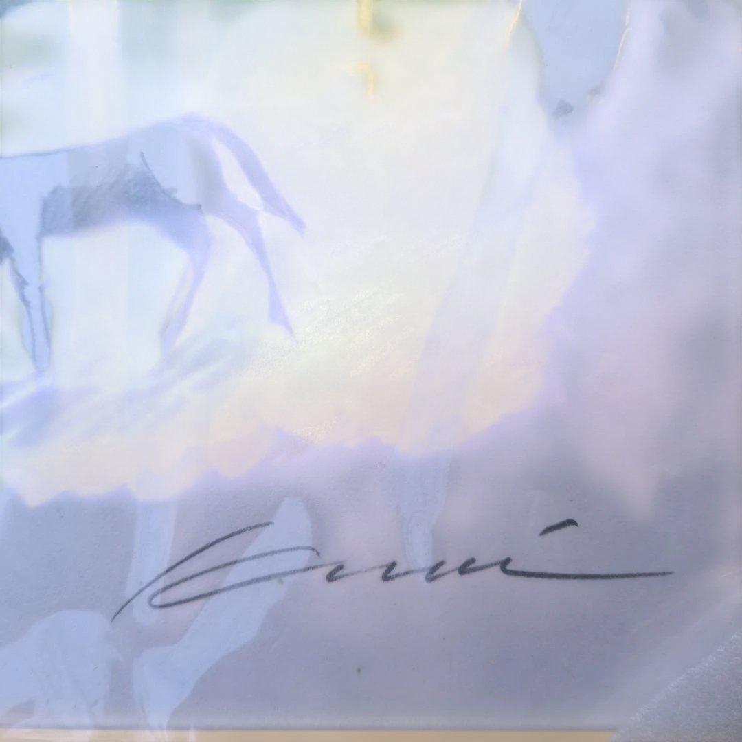 国武久巳「馬の水彩画」