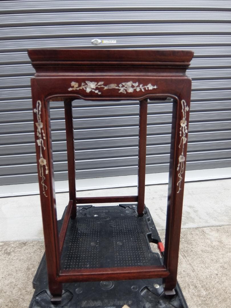 386　螺鈿細工　サイドテーブル