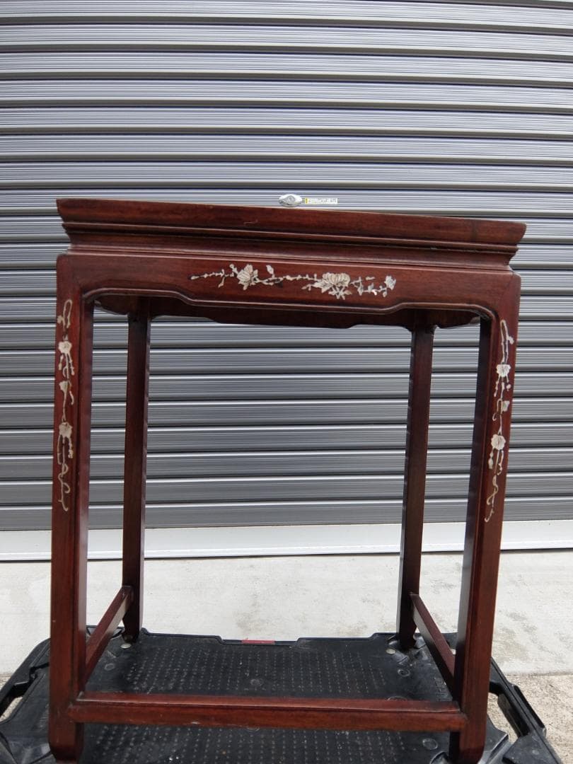 386　螺鈿細工　サイドテーブル