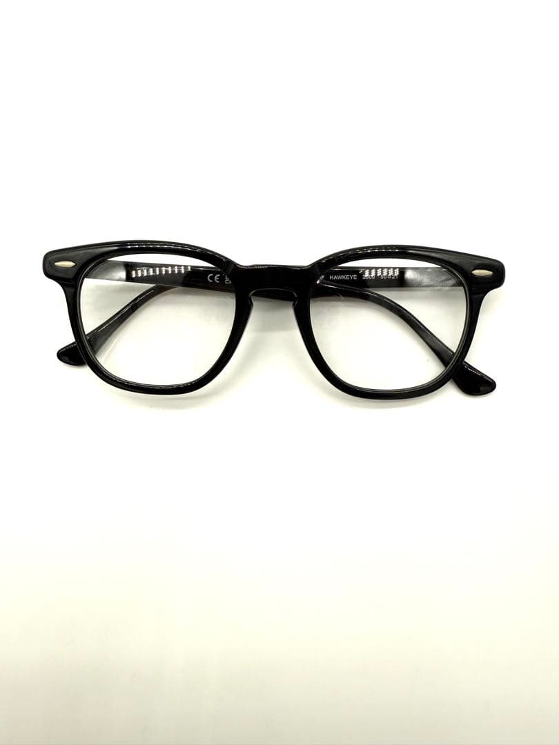 Ray-Banレイバン 黒フレームRB5398F HAWKEYE 伊達メガネ