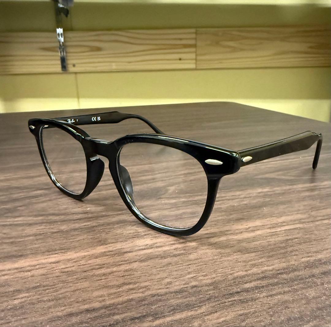 Ray-Banレイバン 黒フレームRB5398F HAWKEYE 伊達メガネ
