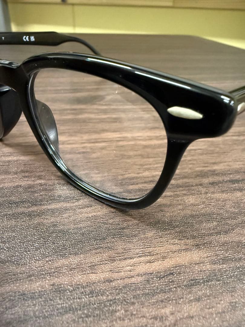 Ray-Banレイバン 黒フレームRB5398F HAWKEYE 伊達メガネ
