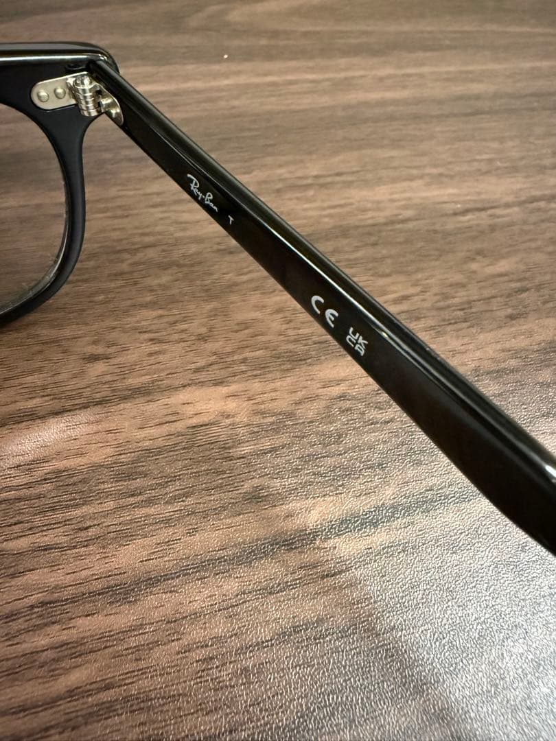 Ray-Banレイバン 黒フレームRB5398F HAWKEYE 伊達メガネ