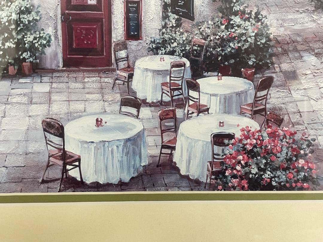 イタリア輸入 Duvall作 風景画 ゴールド額縁 中型 ➃