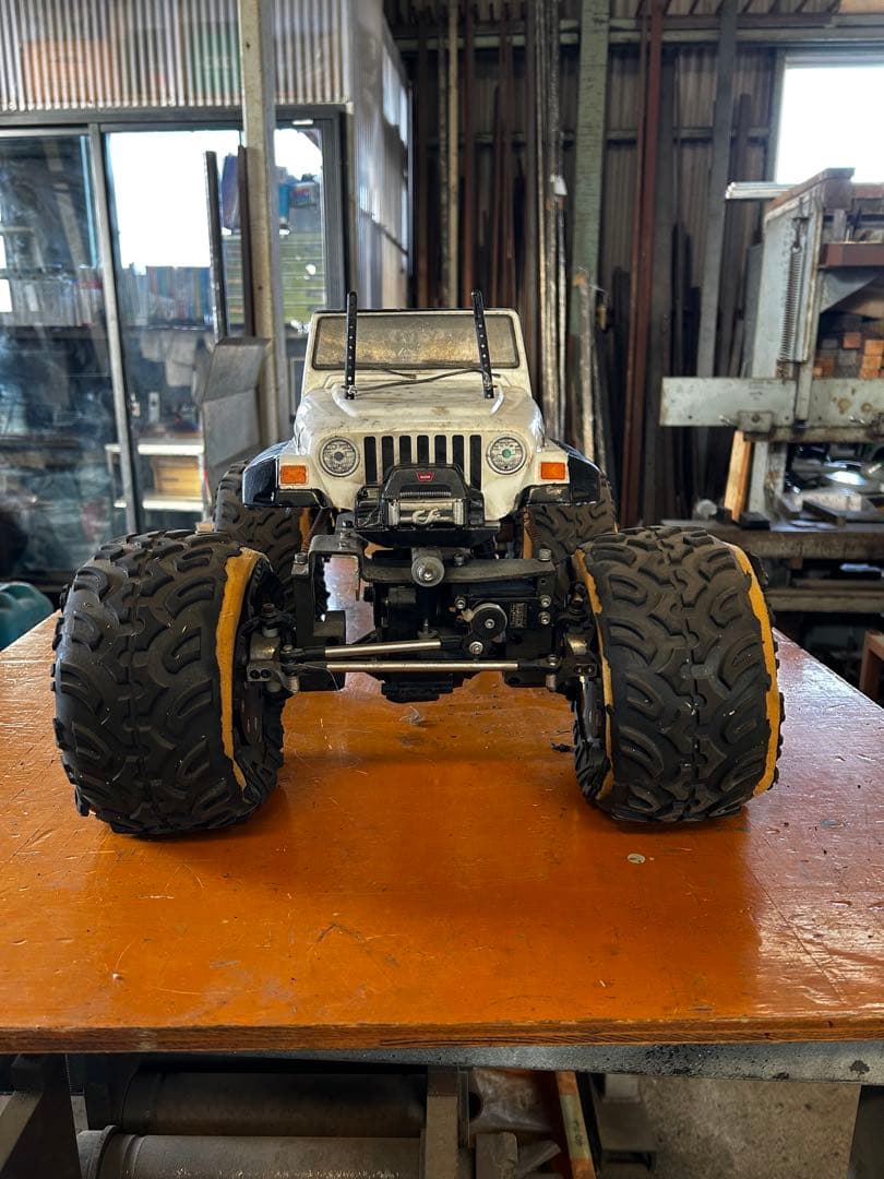 タミヤクラットバスター改 スティックシャーシ ハブリダクション4WS