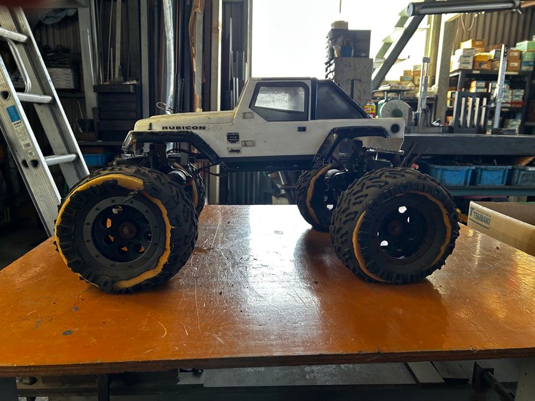 タミヤクラットバスター改 スティックシャーシ ハブリダクション4WS