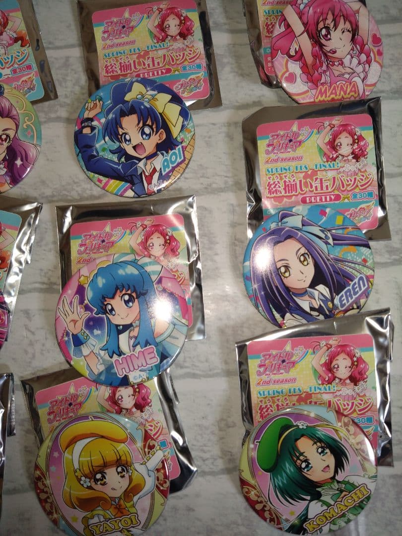 プリキュア　缶バッジ　14個　アイドル