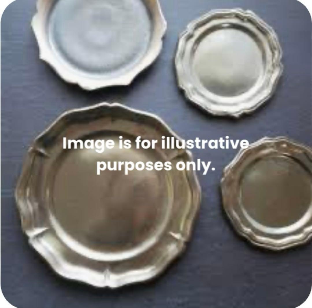 【beautiful silver color】木村年克 27cm プレート2枚