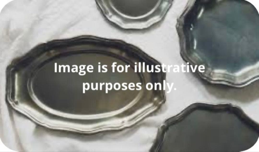 【beautiful silver color】木村年克 27cm プレート2枚