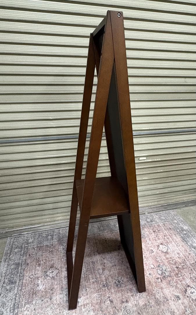 廃盤 稀少 美品 無印良品 スタンドミラー オーク材 姿見 高級感 重厚感