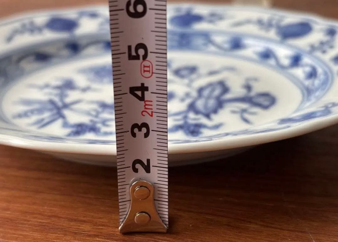 マイセン　ブルーオニオンカップ&ソーサー　プレート　18㎝　トリオ　3点セット