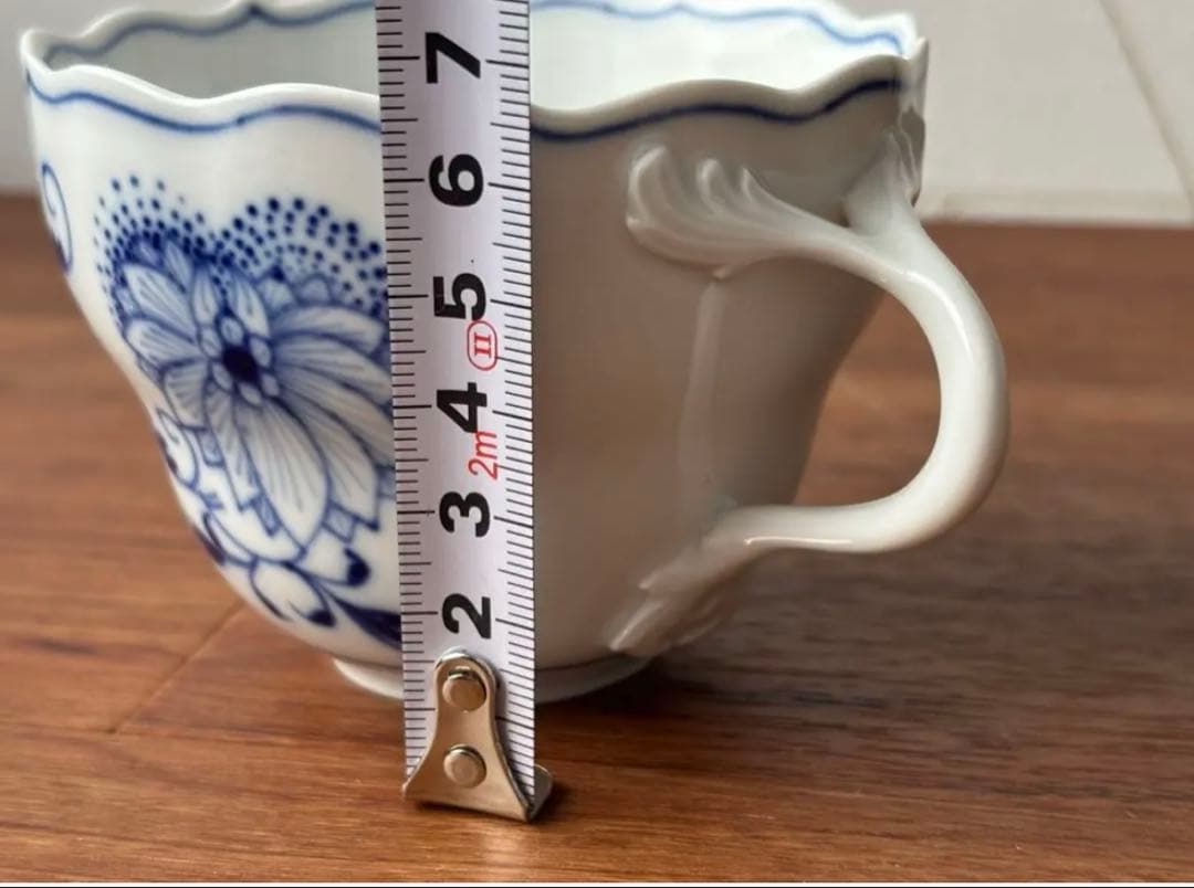 マイセン　ブルーオニオンカップ&ソーサー　プレート　18㎝　トリオ　3点セット