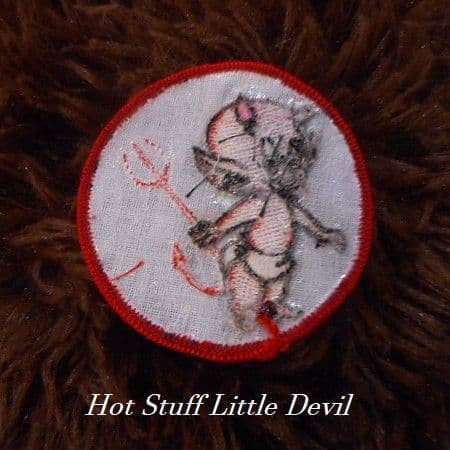 希少！Hot Stuff Little Devil アイロンパッチ - メルカリ