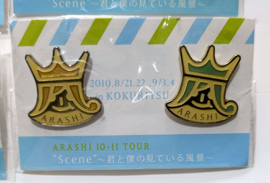 12点セット】嵐 君と僕の見ている風景 国立 ピンバッジ【未開封