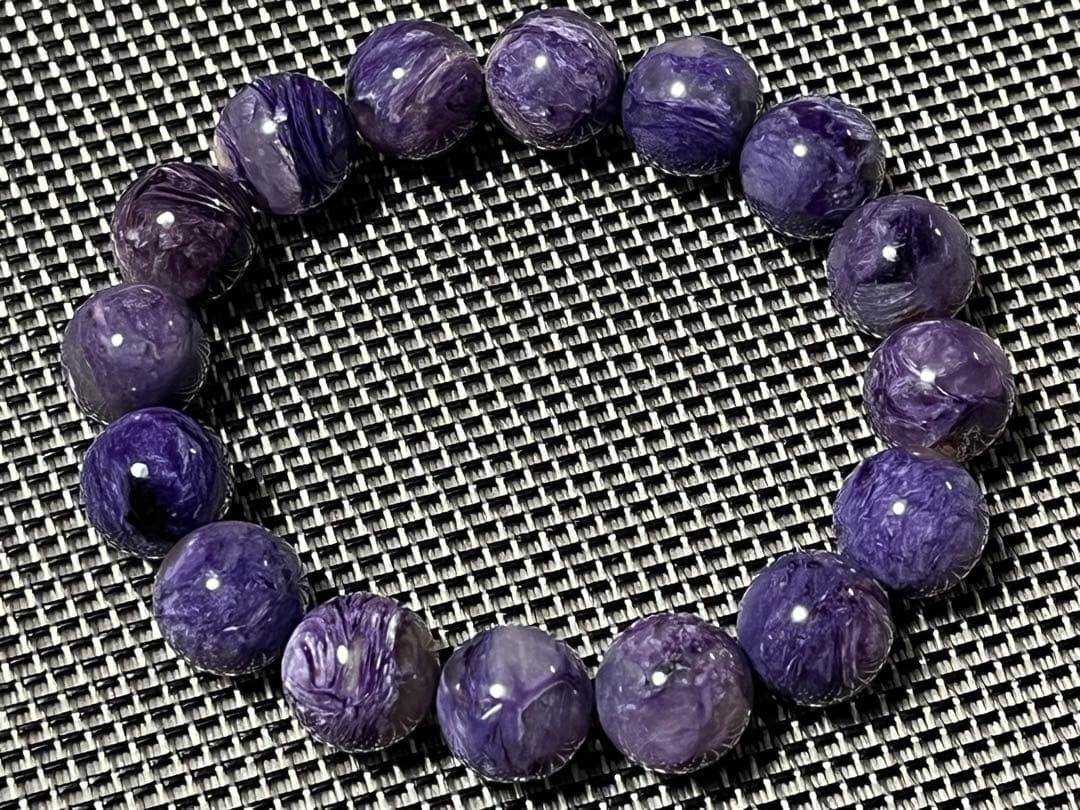 高品質チャロアイトブレスレット 約13mm ②
