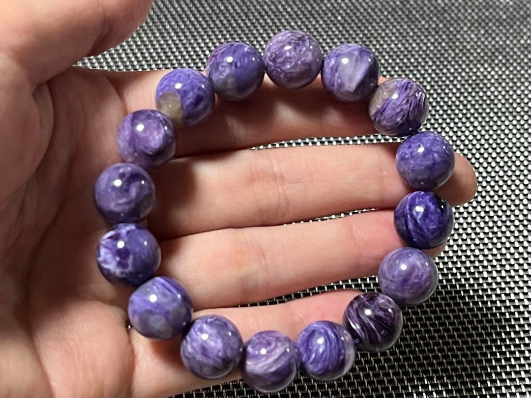 高品質チャロアイトブレスレット 約13mm ②