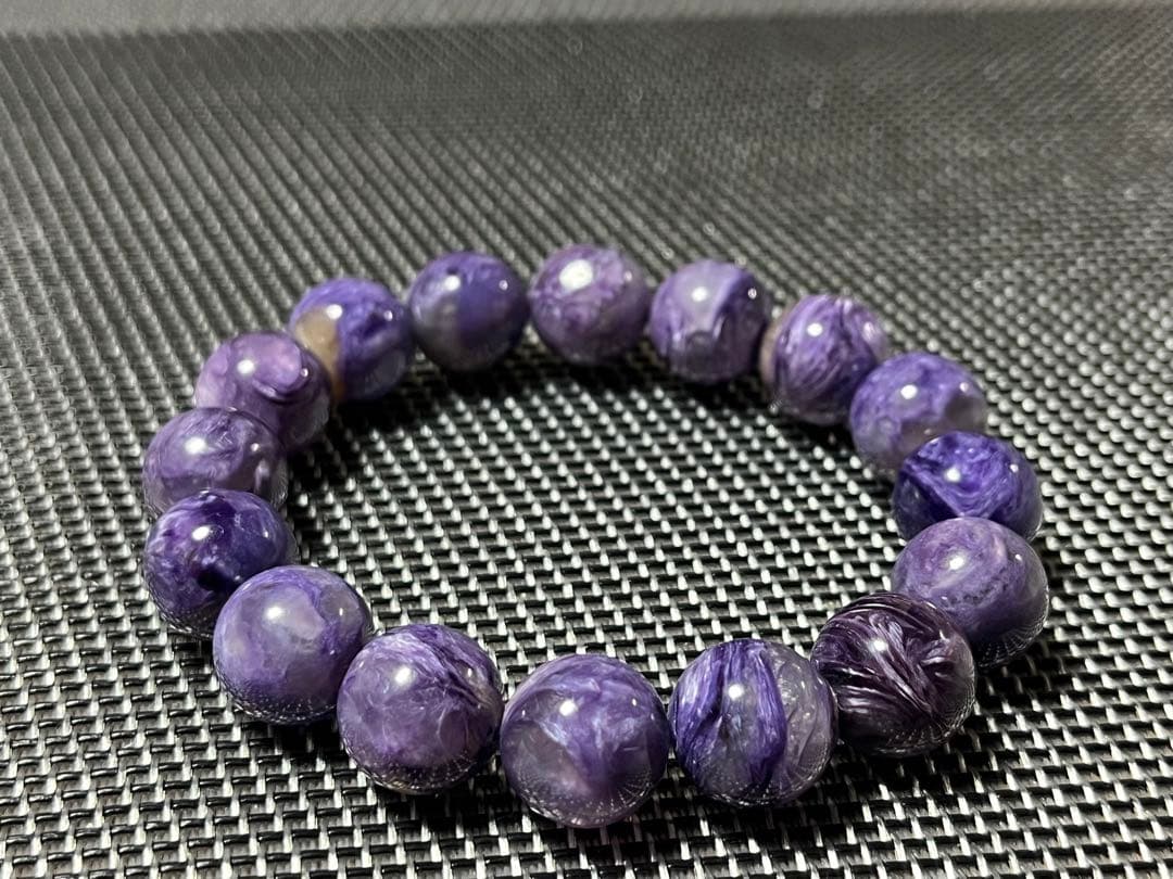 高品質チャロアイトブレスレット 約13mm ②