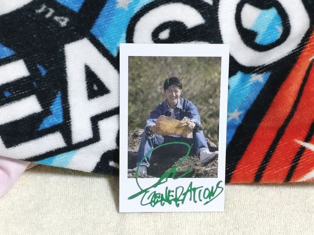 サイン入りチェキ風セット GENERATIONS 佐野玲於 - メルカリ