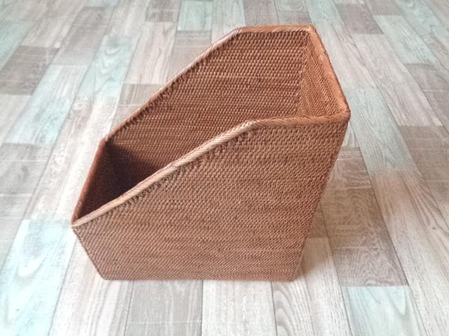 マガジンラック●無地●アタ●バリ島●1045.2●ブックケース●アジアン雑貨