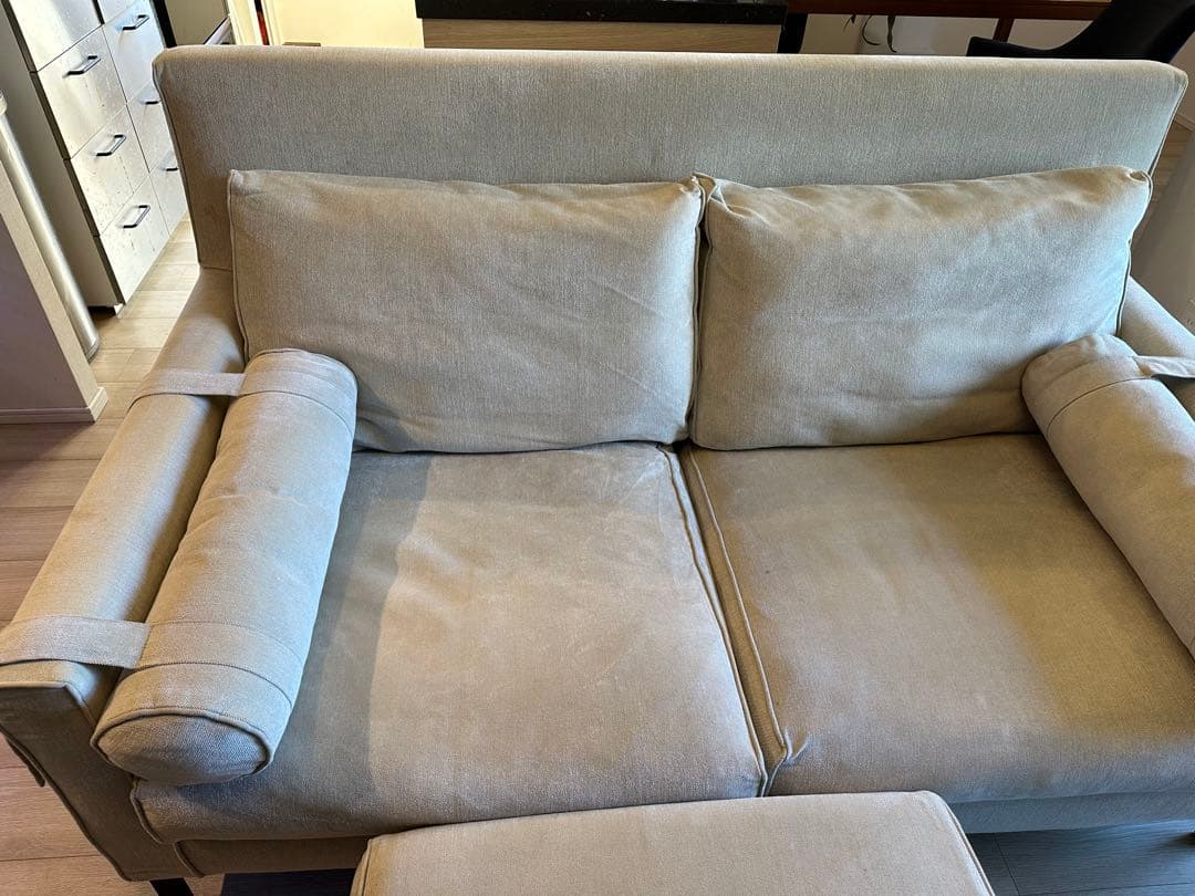 ⭐︎min様専用⭐︎eilersenベージュ 2人掛けソファ - メルカリ