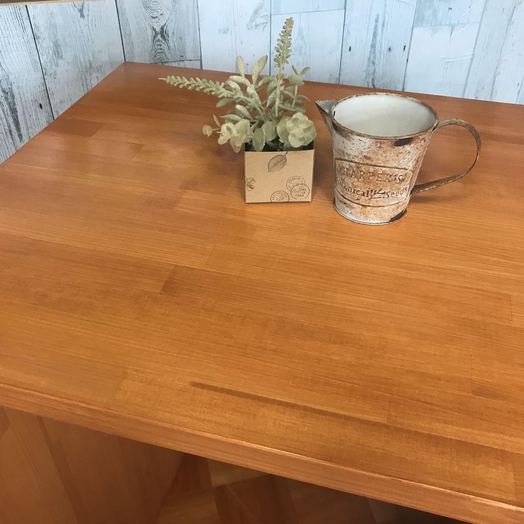 ゴミ箱ラック 飾り棚 幅60cm パイン集成材