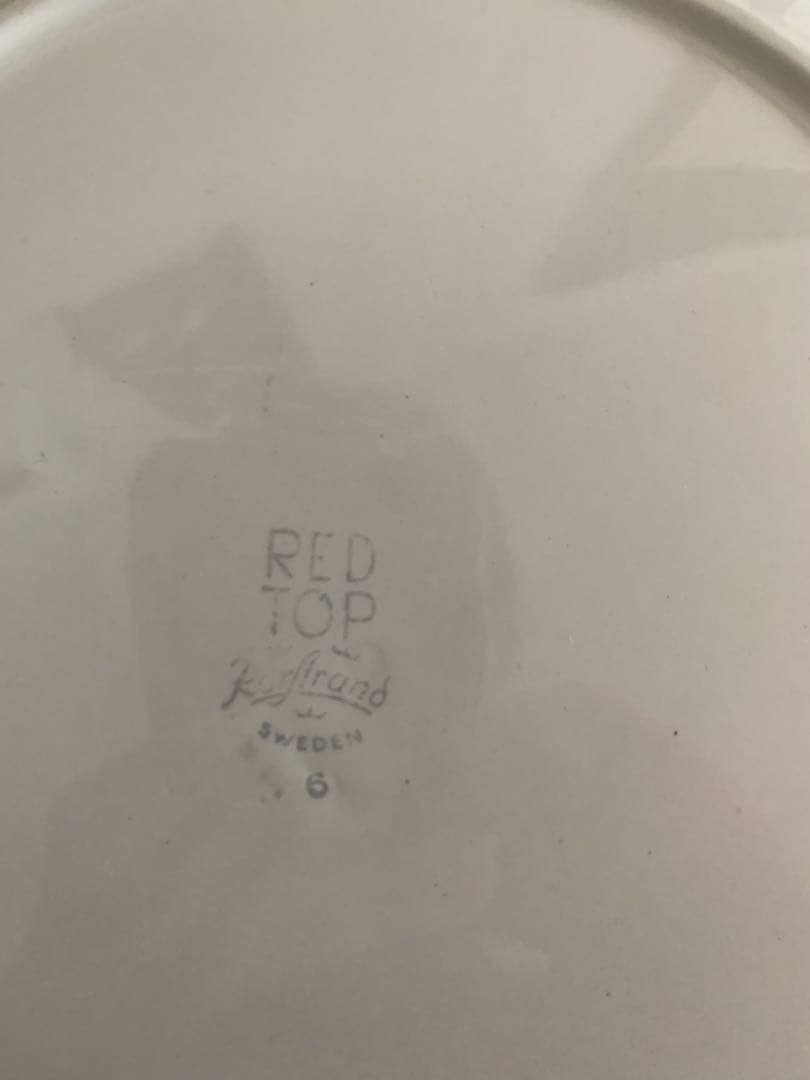 【希少】 RED TOP 24cmプレート5枚セット
