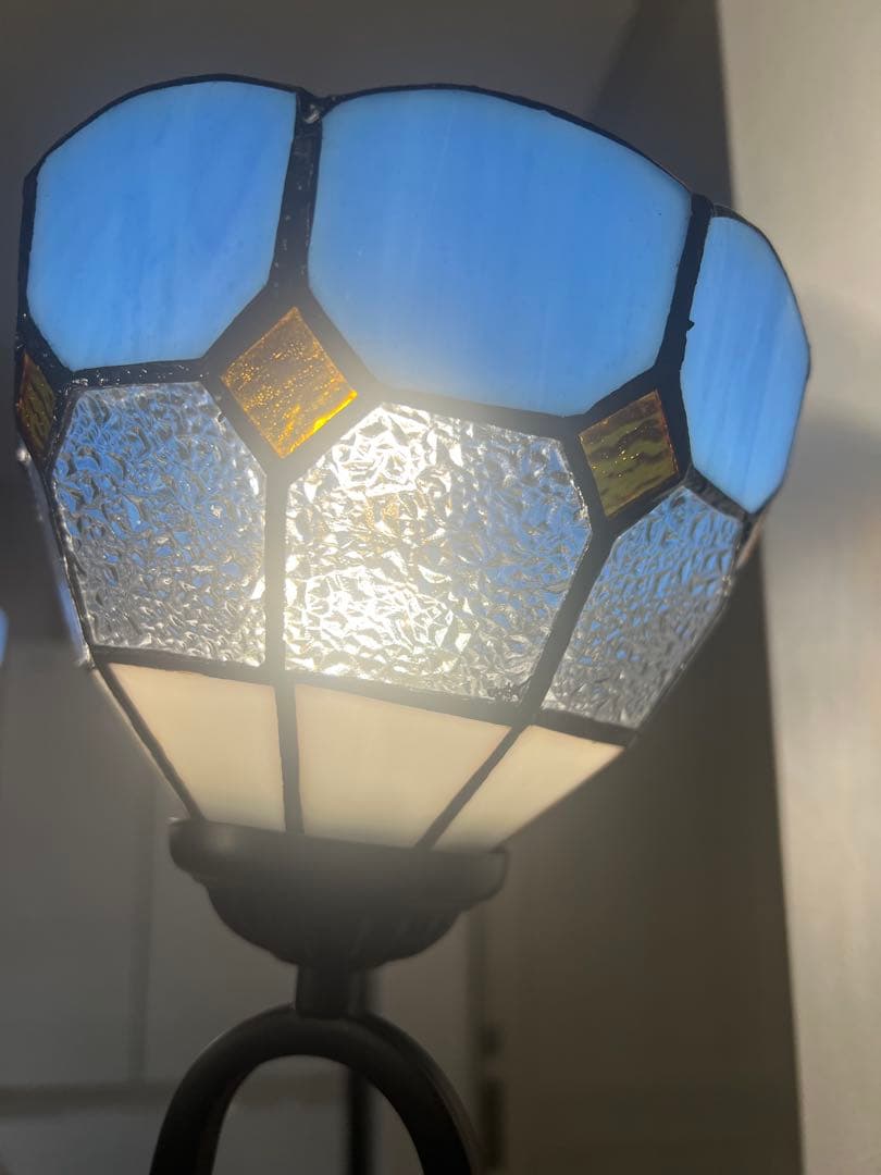 3灯ステンドグラスシャンデリア