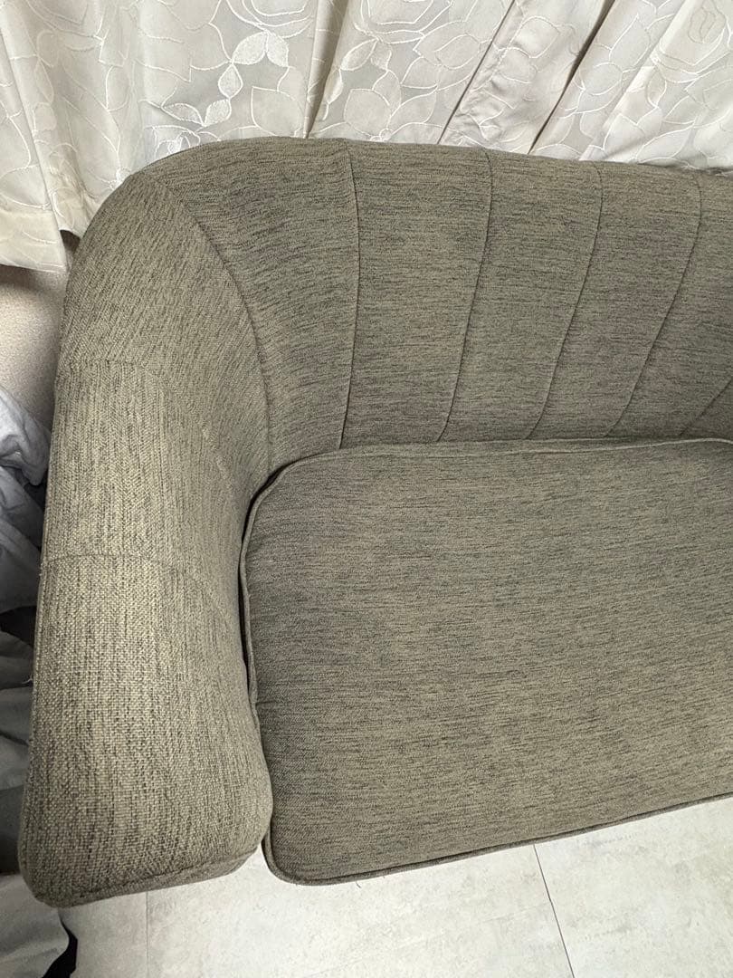 NOCE コンパクトソファ グレー