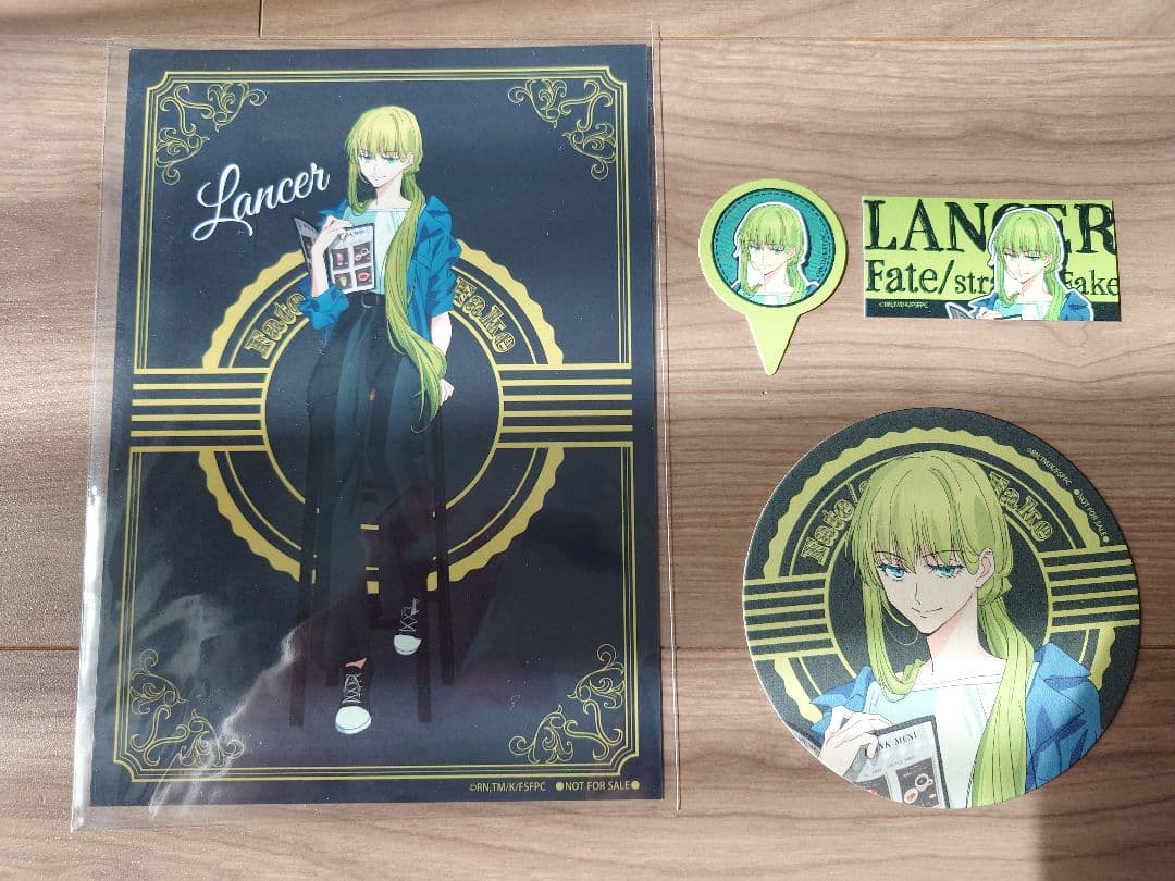 Fate strange Fake カフェ ブロマイド コースター ランサー全身 - メルカリ