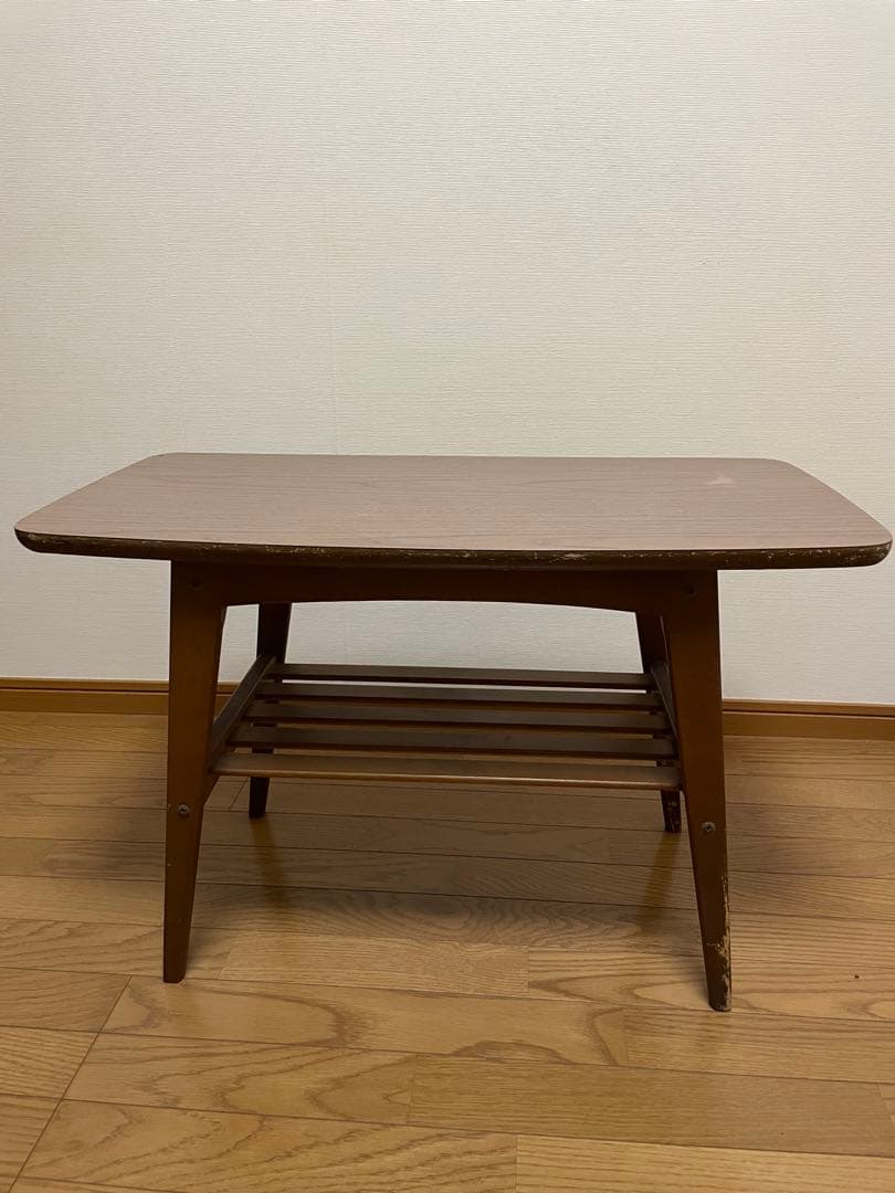 木製　センターテーブル　昭和レトロ　古家ミッドセンチュリー