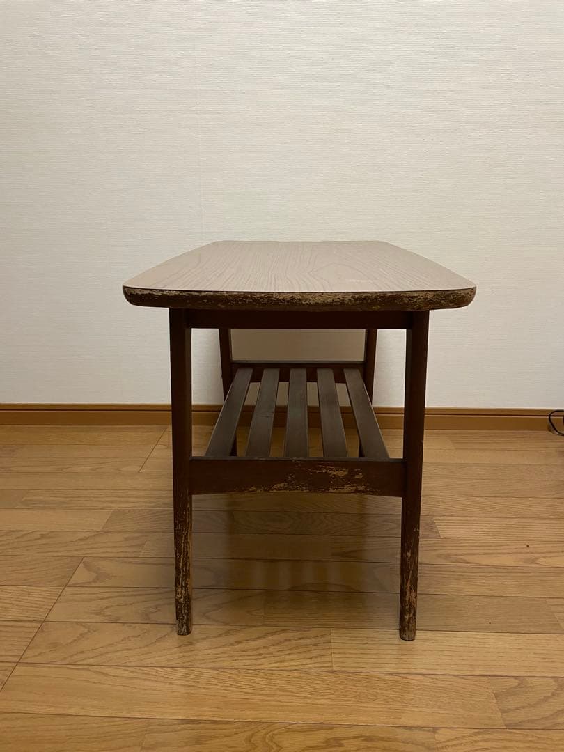 木製　センターテーブル　昭和レトロ　古家ミッドセンチュリー