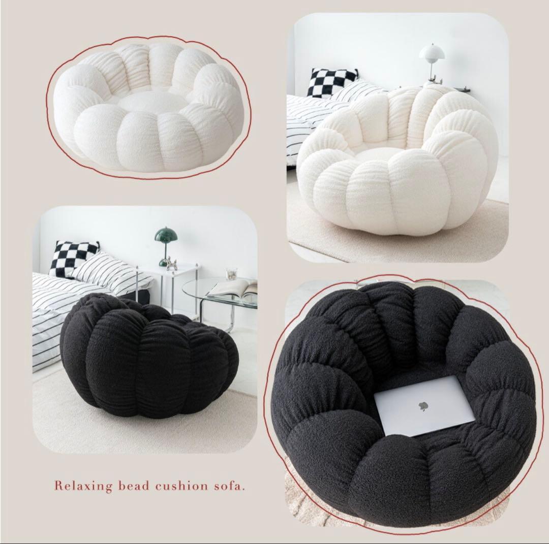 smoo jack ビーズクッションソファ ブラック