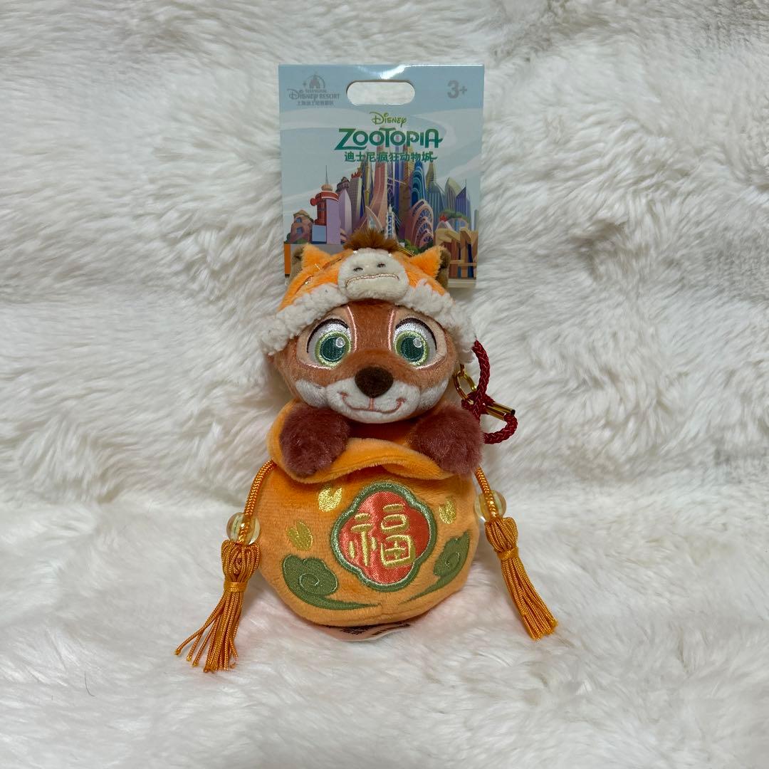 上海ディズニー 旧正月 春節 新商品 ズートピア ぬいぐるみキー