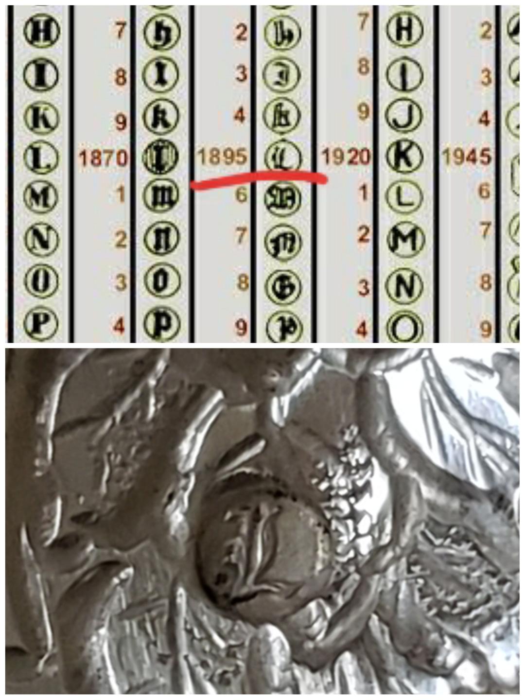 純銀 スターリング 特大 ボンボンスプーン アンティーク