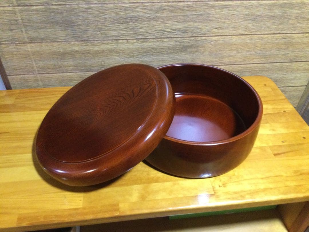 欅茶びつ 木製茶色 ＊ 美しい木の温もり　美品