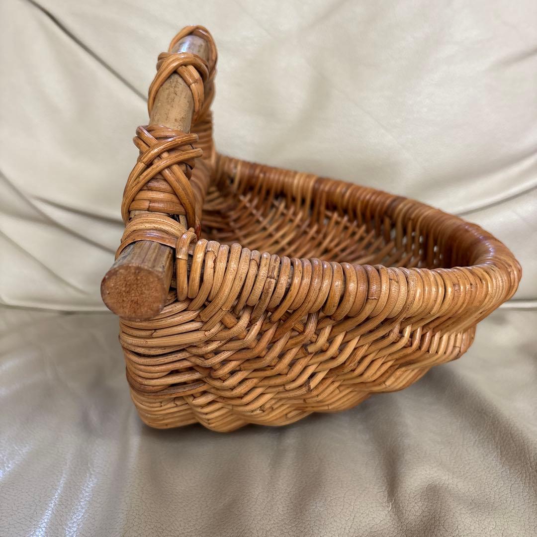 フランス アンティーク ヴィンテージ 壁掛けパニエ かご バスケット