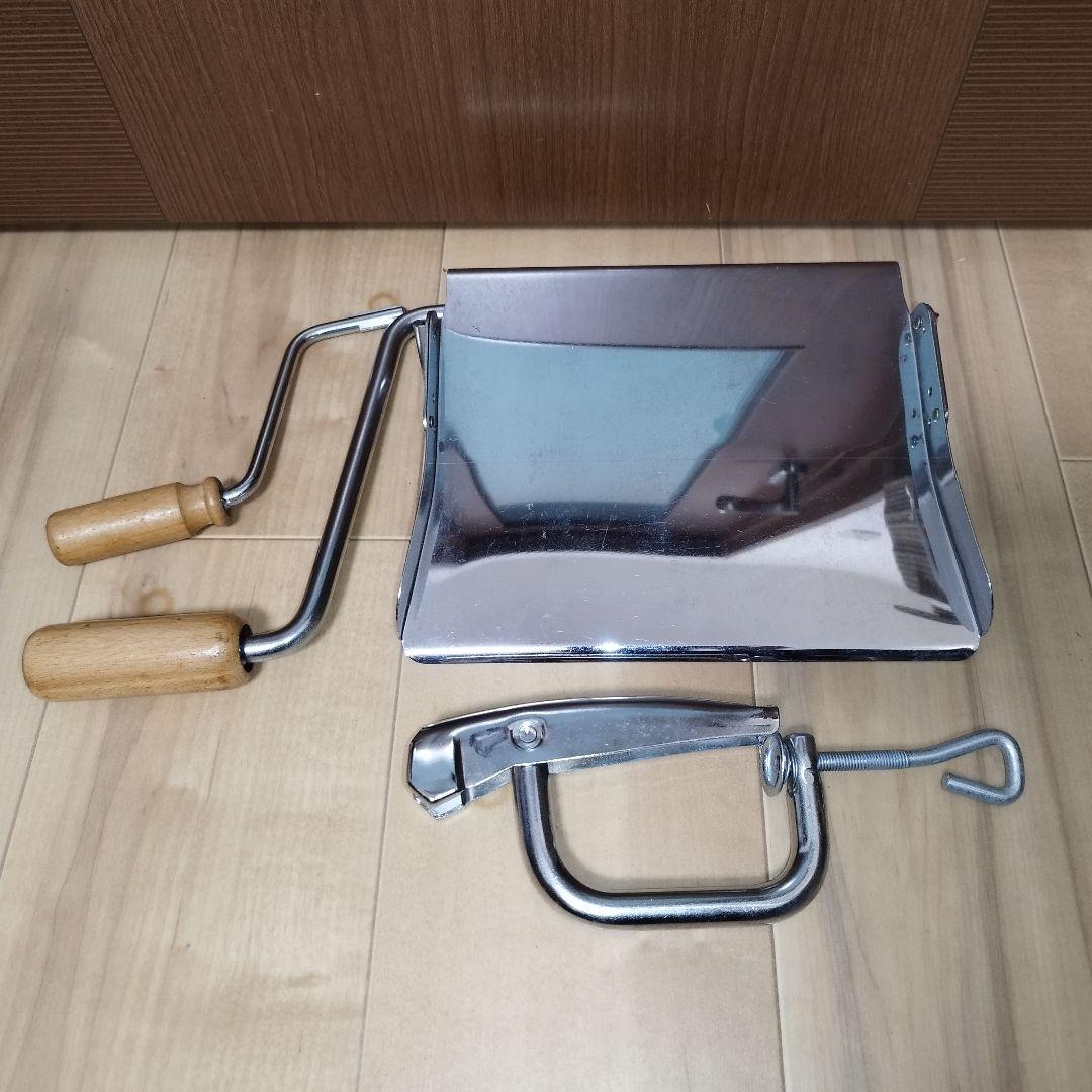 【付属品多数】インペリア　パスタマシン(手動） R‐220　別売カッター付き