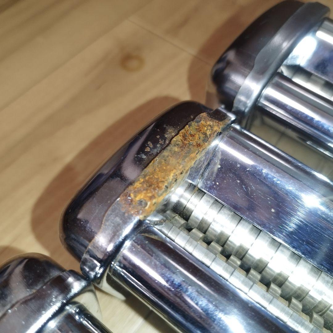 【付属品多数】インペリア　パスタマシン(手動） R‐220　別売カッター付き