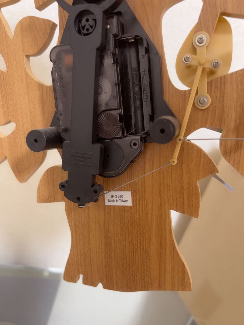 インターフォルム 壁掛け時計 振り子時計 小鳥 トゥルル ウォール