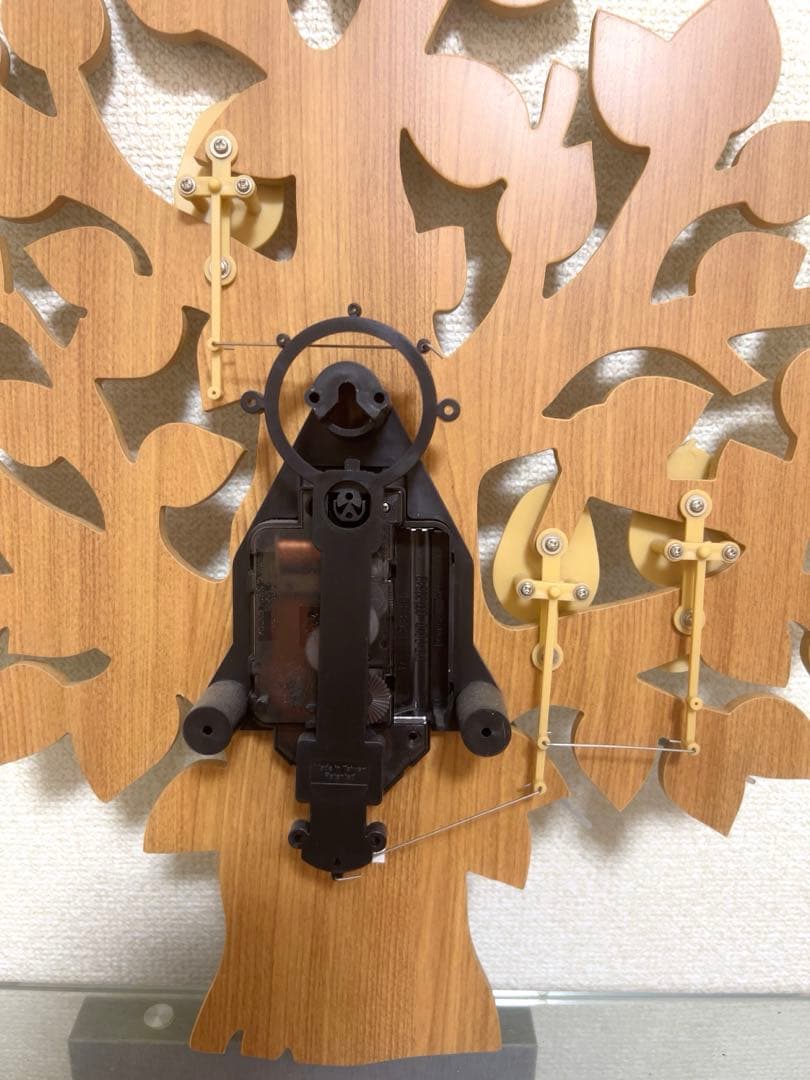 インターフォルム 壁掛け時計 振り子時計 小鳥 トゥルル ウォール